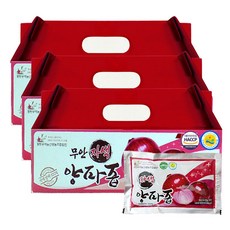 웰빙건강마을 HACCP인증 무안 자색 양파즙 90포, 3박스, 3000ml