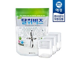 애경 애경ST 홈즈 다목적용 탈취비즈 대용량 1.2kg x1개 (+용기3개), 선택완료, 선택완료, 단품없음