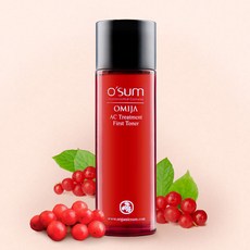 오썸 오미자 AC 트리트먼트 퍼스트 토너 여드름 유기농 비건 화장품 120ml