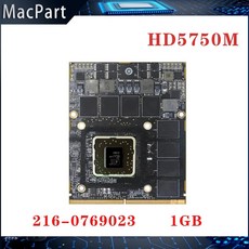 IMac용 오리지널 Radeon 비디오 그래픽 HD5750M HD5750 1GB 27 인치 2010 테스트 잘 작동, 1.HD5750M