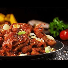 웰쉐프 탱글쫀득한 매운무뼈닭발 대용량 캠핑 안주, 1개, 1kg