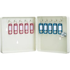 CARL Carl office equipment Key storage box Compact 10 pieces hanging CKBC10I 상아, 1개