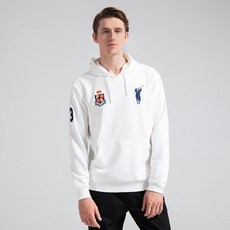 POLO SPORTS 남성 후드티 2024 신모델 뱃지 시리즈 제품 자수 로고 남자 캐주얼 운동복 맨투맨 (4Color)