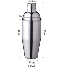 셰이커 칵테일 바텐더 도구 와인 믹서, 3. 750ml, 1개