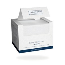 Clean Skin Club 클린 페이스 타올 XL 50매, 1세트, 50매입