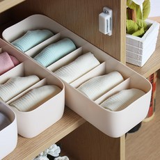스텔라룸 칸막이 속옷 양말 정리함 (베이지), 1개