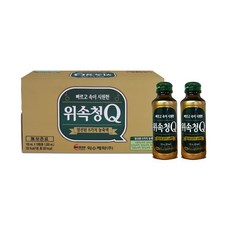 익수제약 위속청Q 과식 소화음료 소화제 생약성분 무탄산, 100ml, 40개