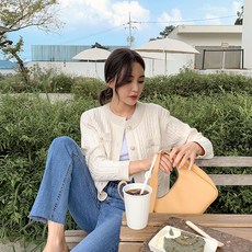 달리샵 골드 진주 가디건