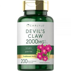 Carlyle 악마의발톱 Devils Claw 600mg 200캡슐, 200정, 1개