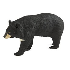정품++ Safari Ltd. 사파리엘티디 문 베어 피규어 - 핸드 페인팅 11.4cm(4.5인치) 아시아 흑곰 모델 이상 및 교육용, 정품++ Safari Ltd. 사파리엘티디 문 베어 피