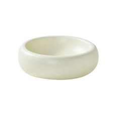 높은 발 보호 세라믹 고양이 그릇 경추 먹이 강아지 대야 식수 애완 동물 간식, 2. white350ml, 1개