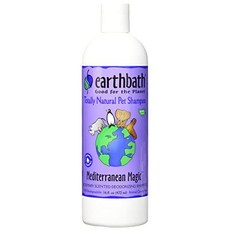 Earthbath 올 내추럴 메디 터 레이니 언 매직 로즈마리 데오도란트 샴푸 (2 팩) 16 oz, 본상품