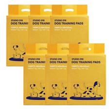  스튜디오 298 배변패드 15g 6팩 600매(40cm 50cm), 600매 