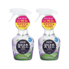 샤프란 꽃담초 섬유탈취제 자스민꽃향 본품, 400ml, 2개, 자스민꽃