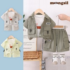 몽실이 사파리 반팔상하복 3pcs