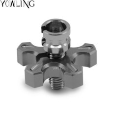 CNC 빌렛 클러치 케이블 와이어 조절기 나사 M10 M8 야마하 FZ1 Fazer ABS FZ6 S2 FZ8 FZS1000 MT09 2004-, 02 10mm gray, 1개