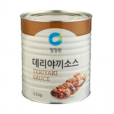 청정원 데리야끼 소스 대용량 3.5kg, 1