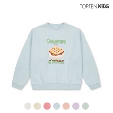 탑텐 탑텐키즈 여아 플리스 입체 그래픽 맨투맨 티셔츠_MKC4TR2901