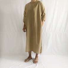 홍쉬 간절기 빅사이즈 데일리 롱 아노락박스 원피스