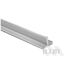 일비 T몰딩 AL 버섯 14MM 백색 재료분리대 벽몰딩 알루미늄몰딩, 1개
