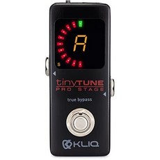해외1355605 KLIQ Music Gear KLIQ TinyTune Pro Stage Tuner Pedal for Guitar and Bass with True Bypas, 상세 설명 참조0