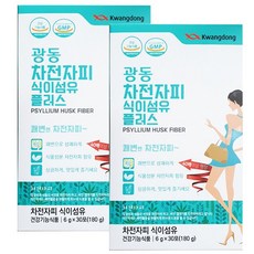 광동 차전자피 식이섬유 플러스, 60포, 6g