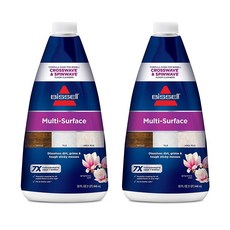 Bissell 비셀 크로스 웨이브 앤 스핀 웨이브 다중표면 클리너 946ml 2팩, 2개