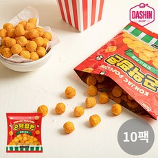 [다신샵] 93kcal 곤약팝콘 핫앤스위트맛 / NO밀가루 식단간식, 25g, 10팩