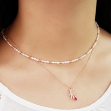 메트로시티진주목걸이