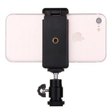[해외] GOPRO 볼 마운트 어댑터 14 삼각 마운트 어댑터 스탠드 클램프 폰 삼성 화웨이 HTC 5.5 센치8 센치 폭 스마트 폰, 검정
