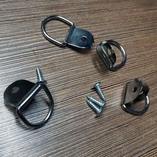러기지 네트 차량 트렁크 후크 걸쇠 고정 설치 자동 금속 행어 4 개 3x3cm, 4개