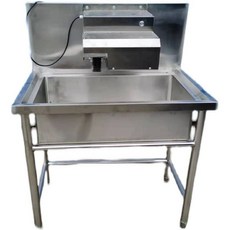 석쇠세척기 불판 세척기 고깃집 철판 세척 식당 고기 업소용 그릴청소, 2. 개수가가 있는 일체형 기계