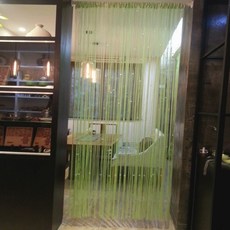 웨딩크리스탈비즈커튼제작