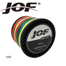 JOF 흠힘 어구 8위빙 PE 진주쌀 500 물림방지선 화물 x10개, 0.8