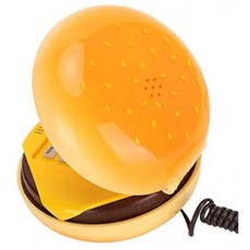 Zerone Hamburger Phone Cheeseburger Burger Hamburger Phone Cute Telephones Landline Corded Phone D, One Color_One Size, 상세 설명 참조0, 상세 설명 참조0