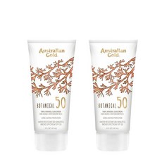 오스트레일리안 골드 보태니컬 SPF 50 미네랄 선크림 147ml x2팩, 2개