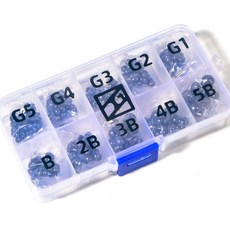 조개봉돌 10종 벌크 좁쌀 봉돌 코팅 원형 212P KUNZO, 1개입, 1개 블랙G4-6B(케이스포함), 1개, 1개입