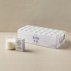 (유통기한임박특가)[유기농] 멸균우유 1박스 / 140ml*24개 (24.03.24까지), 24개, 140ml