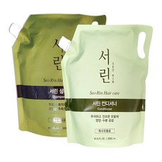 댕기머리 서린 리필 샴푸+린스 2000ml 2개입, 2L