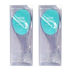 아유아유 헤어브러쉬 2개 빗 머리빗 볼륨 두피 마사지 파마 엉킴