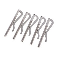 STK5pcs 실버 머니 클립 바 지갑 교체 부품 스프링 클램프 현금 보유자, 단일상품