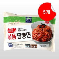면사랑 해물볶음짬뽕면 즉석용기면 365g x 6개