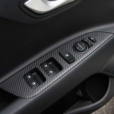 JS automotive 스토닉 차량전용 실내 윈도우패널 카본스티커 튜닝 몰딩커버 자동차 인테리어 용품, 01_윈도우 뒷좌석 열선(무)
