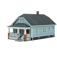 월터스 코너스톤 HO 스케일 모델 키트 - 아메리칸 방갈로, 월터스 코너스톤 HO 스케일 모델 키트 - 아메리칸 방, 1개