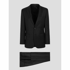 [로가디스] [SMART 4有] 울 솔리드 세미슬림 핏 수트 블랙(RX3701PL25) PS001274795
