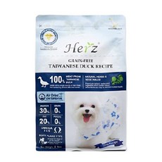  허즈 강아지 사료, 오리, 908g, 1개 