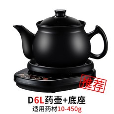 전기 가정용 중탕기 약탕기 제조기 홍삼, D6L 포트+베이스