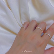 14k담수진주링반지