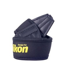 Camellite Skidproof 탄성 검은 어깨 카메라 스트랩 니콘 D90 D3200 D3000 D7000 D7500 D7200 D7100 D5300 D610 D500, 1) Yellow, 1개