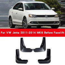 자동차 폭스바겐용 머 플랩 VW 제타 A6 5C6 Mk6 6 2011- 가 스플래시 펜더 액세서리, [02] 2011-2014, 1개